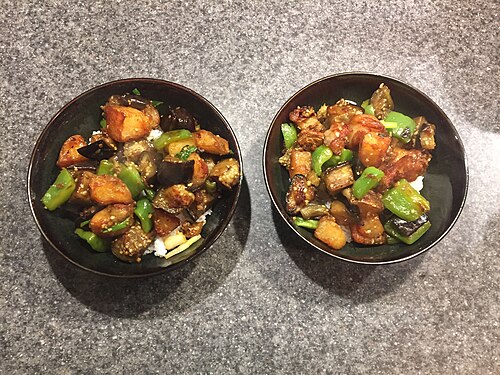 Di San Xian (Eggplant, Potato & Pepper)