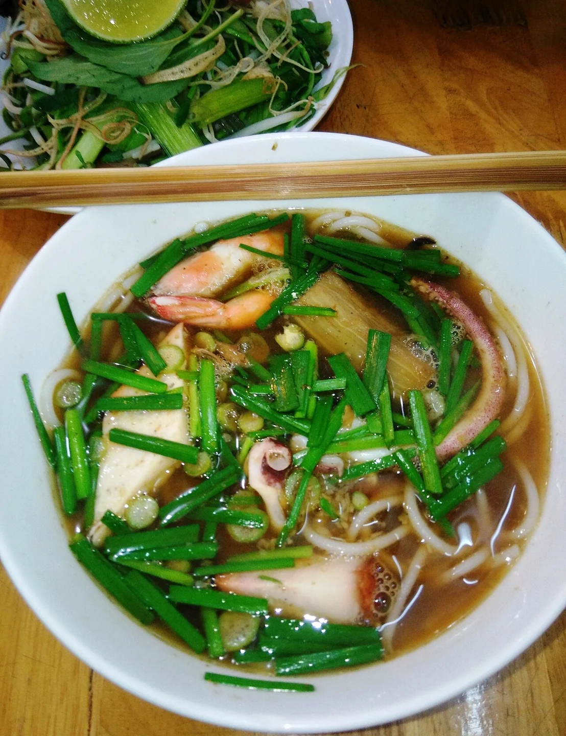Bún Mắm (Fermented Fish Noodle Soup)
