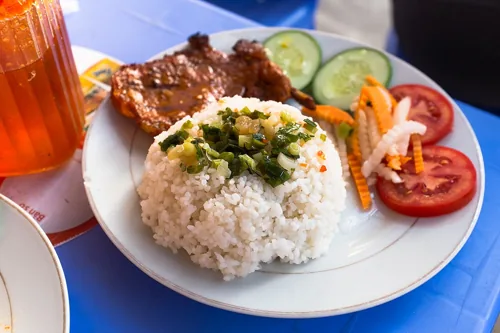 Cơm Tấm (Broken Rice with Grilled Pork)