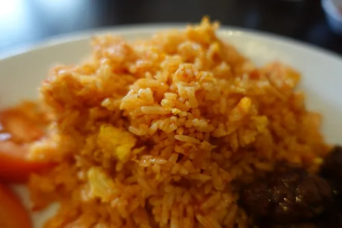 Xôi Gấc (Gac Fruit Sticky Rice)